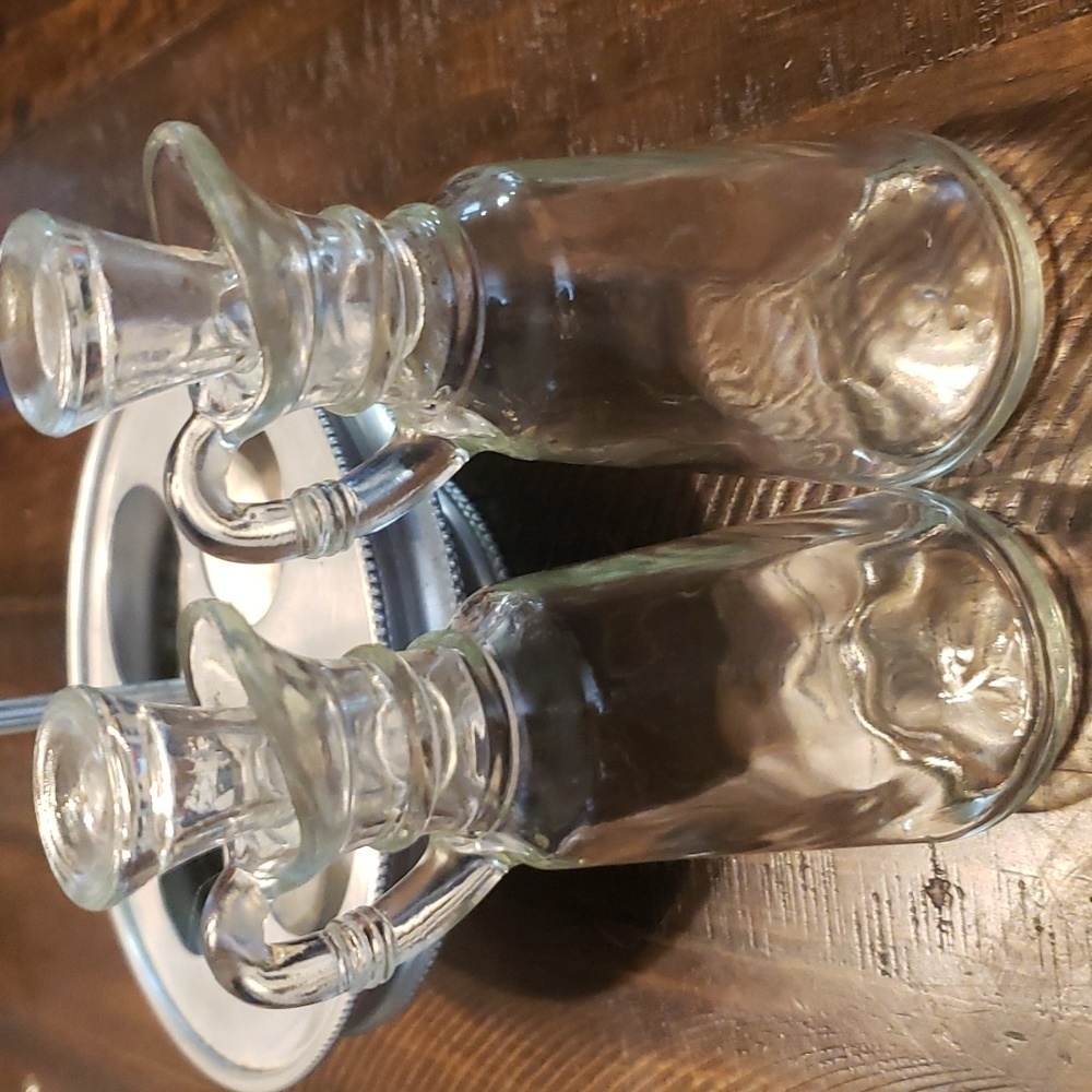 Vintage Aluminum Cruet Condiment Caddy Spinning by Buenilum - Picture 5 of 6